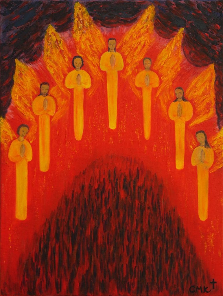 Angels of God surround us